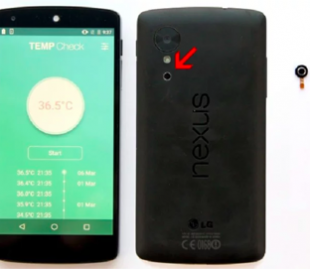 Температуру тела можно будет измерять при помощи смартфона