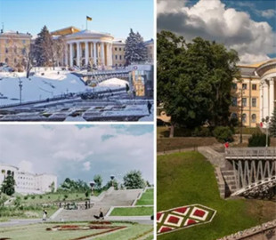 В сети показали, как выглядели часть Майдана и Октябрьский дворец в Киеве в 1956 году. Архивное фото