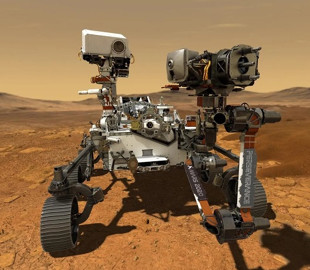 Марсоход Perseverance сделал снимок своей тени