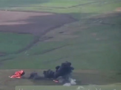 З’явилося відео, як нацгвардійці вполювали російський вертоліт “Алігатор”