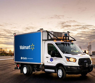 Сеть Walmart уже несколько месяцев использует в США автономные грузовики без водителей
