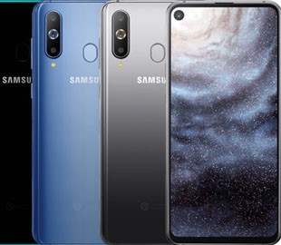 Samsung официально представила первый смартфон с «дырой» в экране