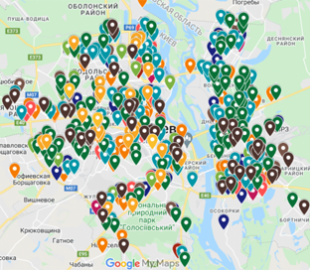 У “Київ Цифровий” з'явилась мапа працюючих продовольчих магазинів столиці