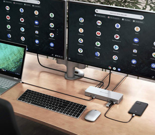 Hyper представила 14-портовую док-станцию для ноутбуков на базе Chrome OS