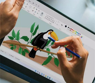 Показано новое оформление Paint в Windows 11