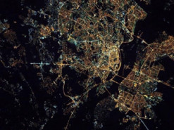 В сети показали захватывающее фото Киева из космоса