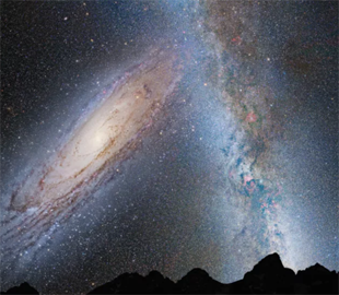 Новая карта, составленная ИИ, выявила связь между Млечным путем и Андромедой