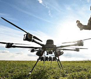 Український ударний гексакоптер "Вампір" показали бійці тероборони