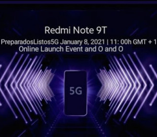 Xiaomi представит 5G-смартфон Redmi Note 9T восьмого января