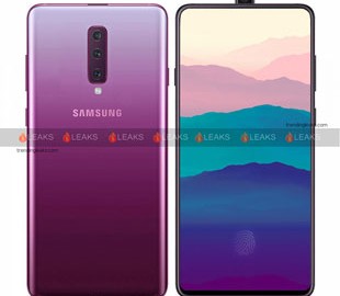Появились первые изображения смартфона Samsung Galaxy A90, который оснащен выдвижной камерой