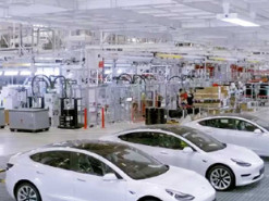 Как производят электромобили Tesla в Китае