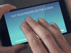 Новый биометрический датчик Isorg позволит прикладывать к экрану сразу четыре пальца