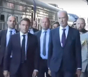 Макрон, Шольц і Драгі – вже в Києві: з'явилися перші кадри