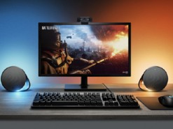 Logitech показала геймерские колонки с подстраивающейся под картинку подсветкой