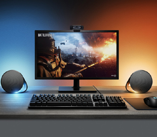 Logitech показала геймерские колонки с подстраивающейся под картинку подсветкой