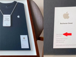 Візитку екс-співробітника Apple з незвичайним ім'ям продають за $882