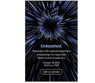 Apple объявила дату октябрьской презентации новинок