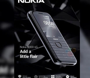 Грядущий кнопочный телефон Nokia 8000 4G показался на фото