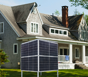 Украинцы создали солнечную электростанцию в виде куба