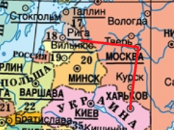 Сколько летит ракета из Украины до бункера Путина: в сети показали интересную карту