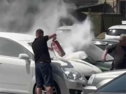 У Вінниці телефон, залишений в салоні, ледь не спалив автівку
