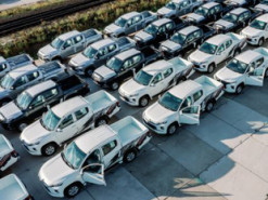 Для ЗСУ придбали величезну партію новеньких пікапів Mitsubishi та Peugeot