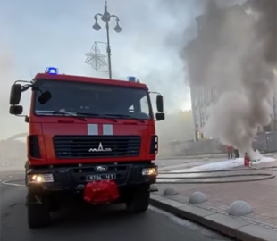 Пожар на Крещатике: «Укртелеком» частично восстановил доступ к интернету