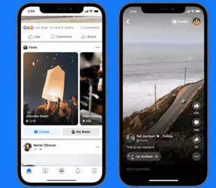 Facebook добавила раздел с вертикальными видео Reels в приложение по всему миру