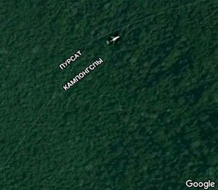 Загадочный самолет нашли на картах Google