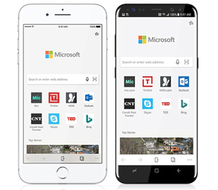 Microsoft меняет дизайн Edge для iOS