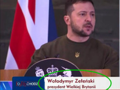 Польське телебачення назвало Зеленського «президентом Великої Британії»
