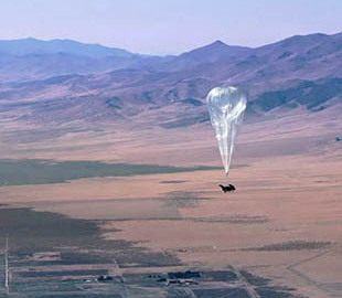 Раздающий Интернет аэростат от Google провисел в воздухе 312 дней