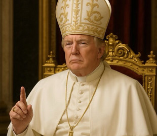 Трамп похизувався у соцмережі своїм портретом в образі Папи Римського