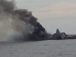 В сети появилась последняя запись разговора диспетчера крейсера москва