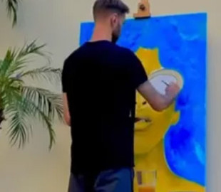 Макс Барских открыл новый талант: певец показал, как нарисовал картину об Украине