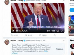 Twitter удалил видео Трампа о смерти Джорджа Флойда