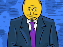 "Сидить брехливий дід...": прес-конференцію Путіна висміяли влучною карикатурою