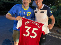 Черкаський військовий у Лондоні завітав в гості до Зінченка