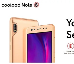 Coolpad Note 6 с двойной селфи-камерой представлен официально