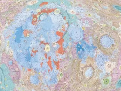 Китай опубликовал новую геологическую карту Луны