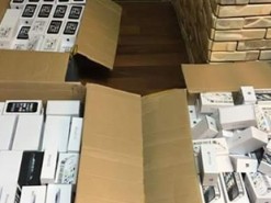 Під Києвом виявили 203 «сірих» iPhone