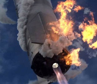 SpaceX опубликовала захватывающее видео с полётом Starship SN10