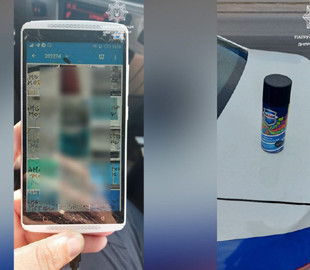 В Днепре задержали мужчин, рисовавших на стенах рекламные надписи для продажи наркотиков