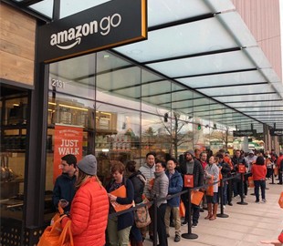 В магазине без очередей Amazon Go появились очереди