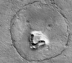 Астрономи виявили «ведмедя» на Марсі
