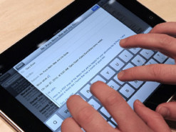 Apple придумала, как превратить виртуальную клавиатуру iPad в реальную