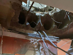 Глава Днепропетровской ОВА показал центр Зеленодольска после ночного обстрела