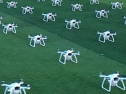 Сотни дронов показали в небе картины ван Гога