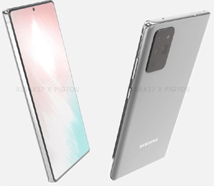 Смартфон Samsung Galaxy Note 20 показан на качественных рендерах