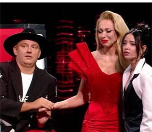 Оля Полякова розплакалася через учасника в ефірі "Голосу країни"